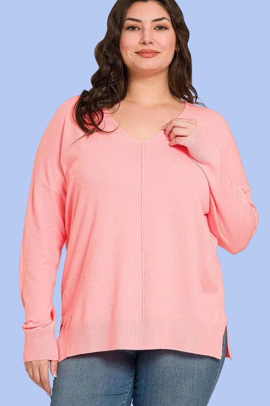 Light Pink Viscose Sweater