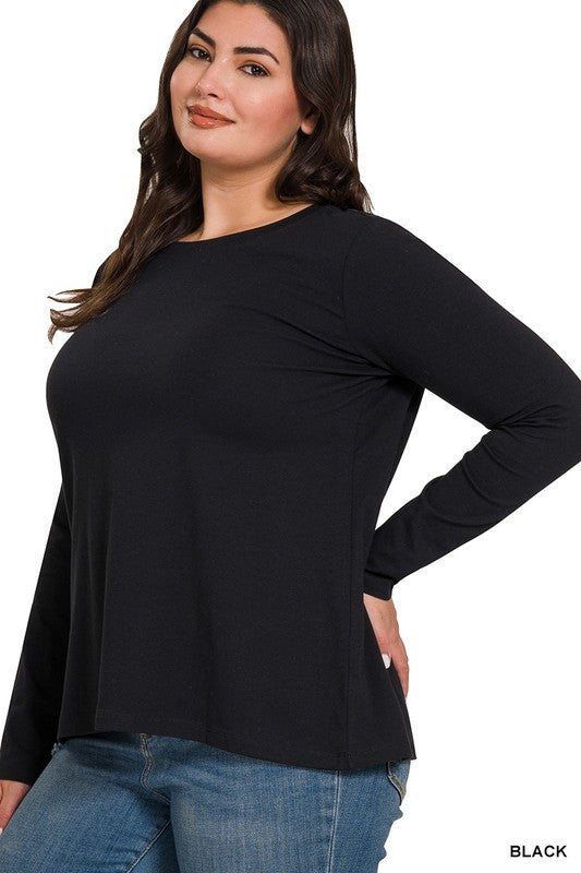 Black Crew Neck T-Shirt