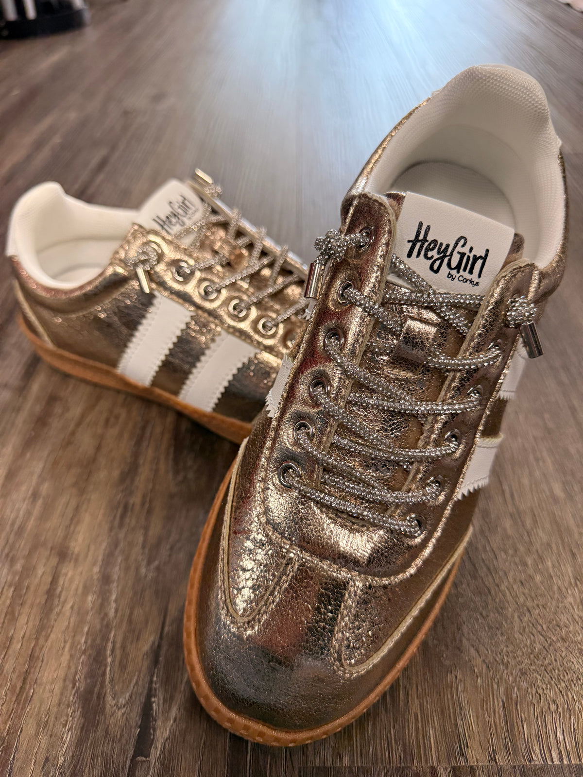 Heads Up Gold Metallic
