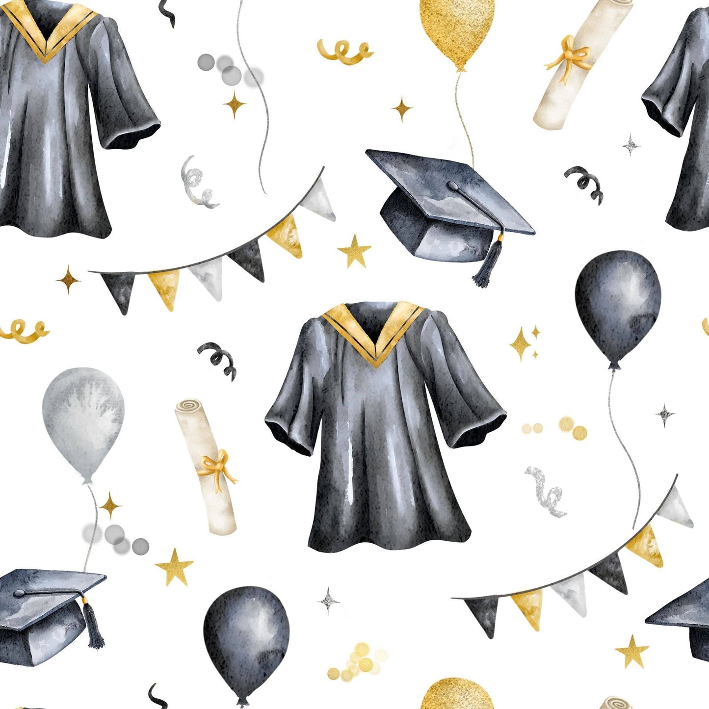 Beau Bottles Black and Gold Graduation - Champagne Collection