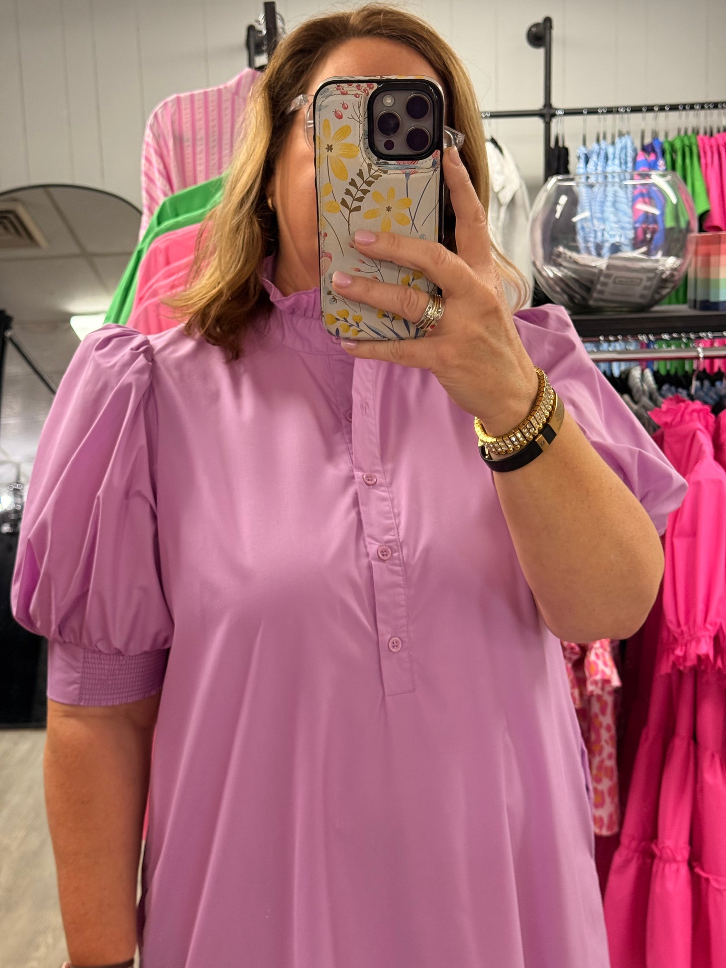 Lilac Beauty Midi Dress