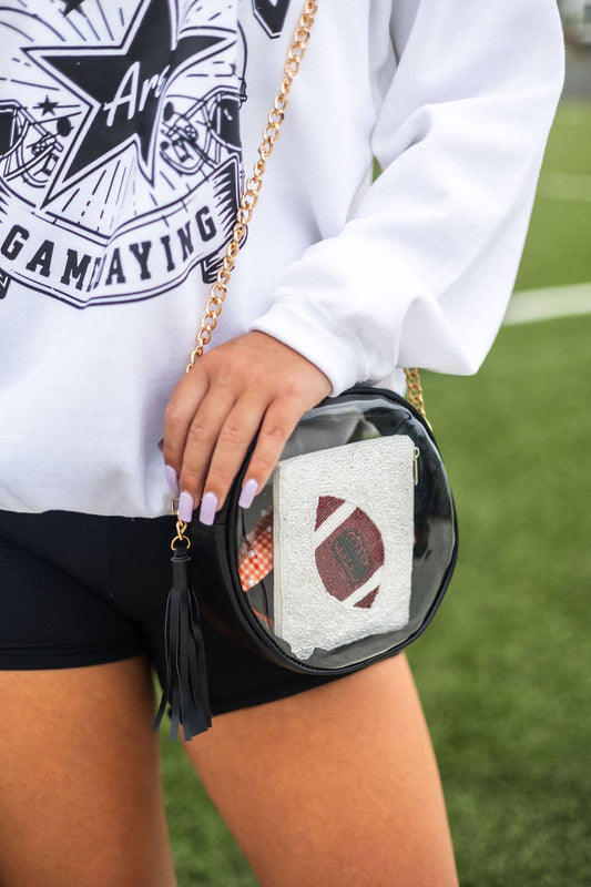 Black Clear Crossbody Bag