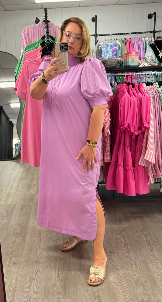 Lilac Beauty Midi Dress