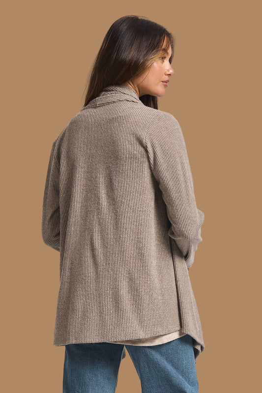 Light Coco Wrap Top w/ Button Front