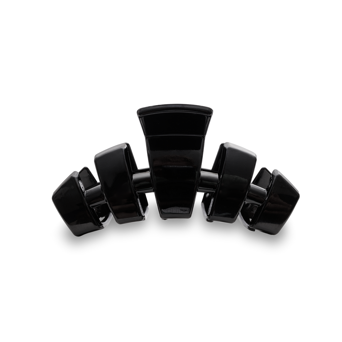 Jet Black Classic Hair Clip - Medium
