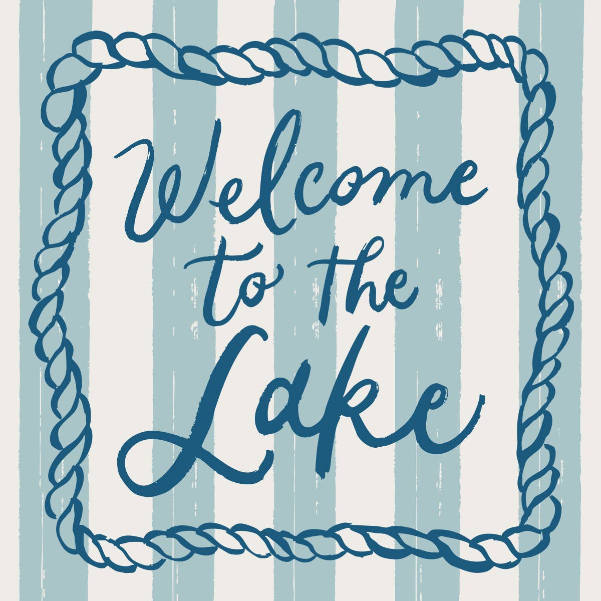 Lake Funny Cocktail Napkins | Welcome Lake