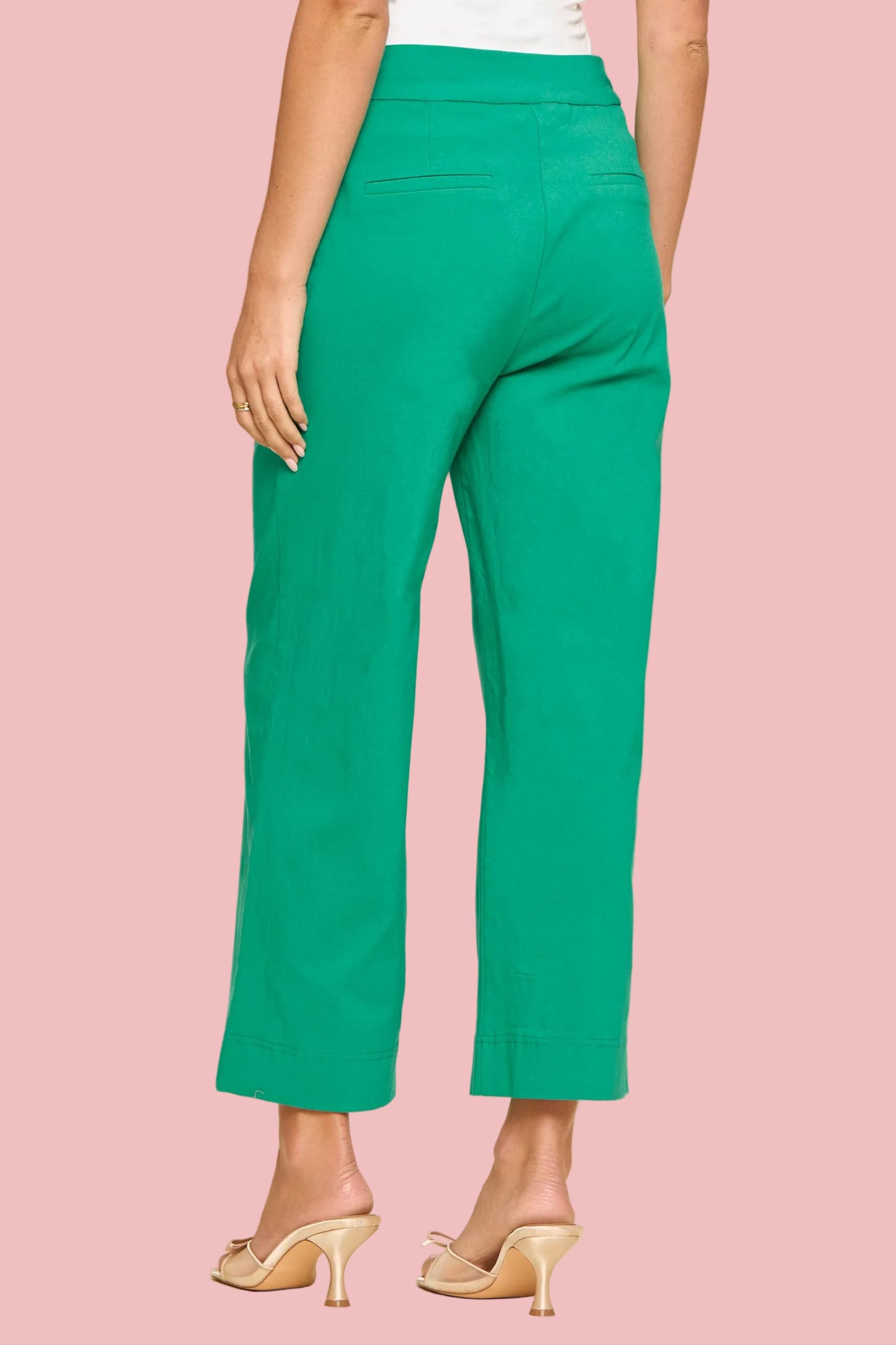 Everyday Emerald Wide Leg Pants