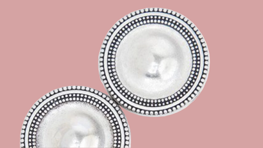 Original Silver Magnet Button Pin Set