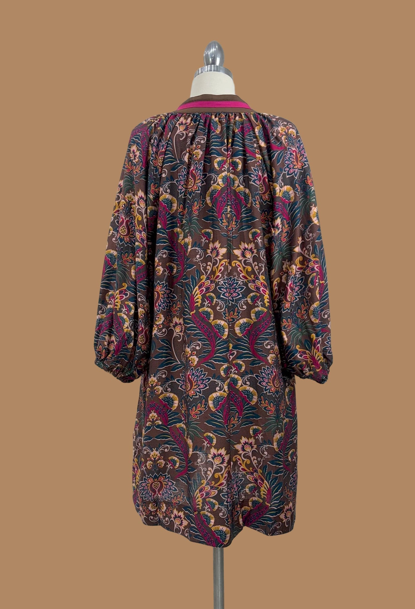 Coco Caramel Paisley Dress