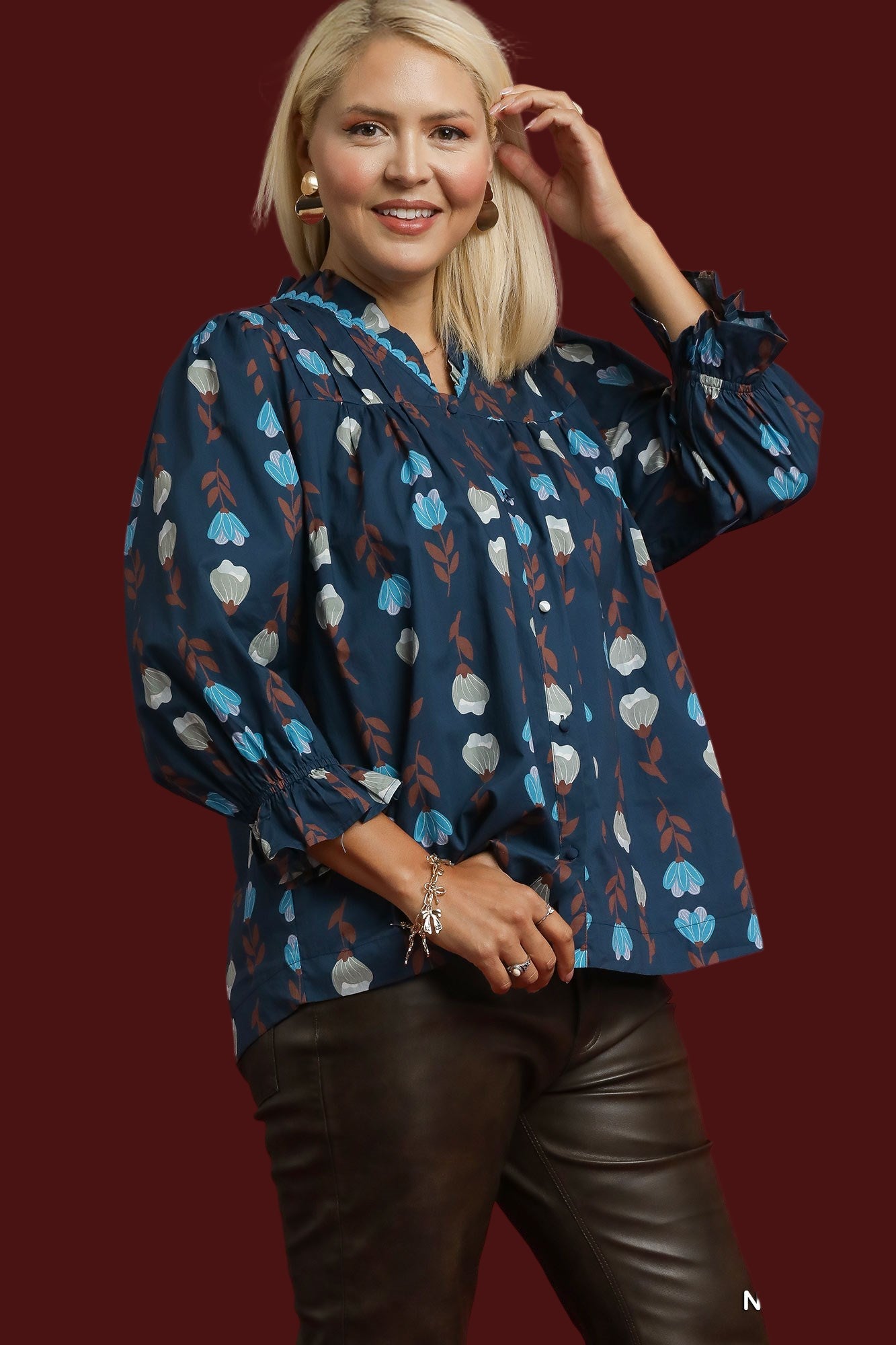 Midnight Meadow Top