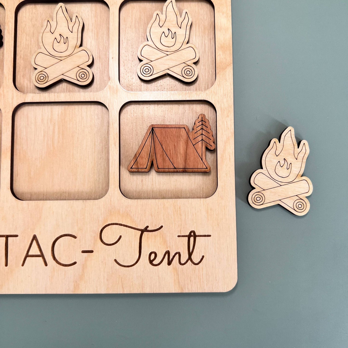 Camping Tic-Tac-Toe Tent Game