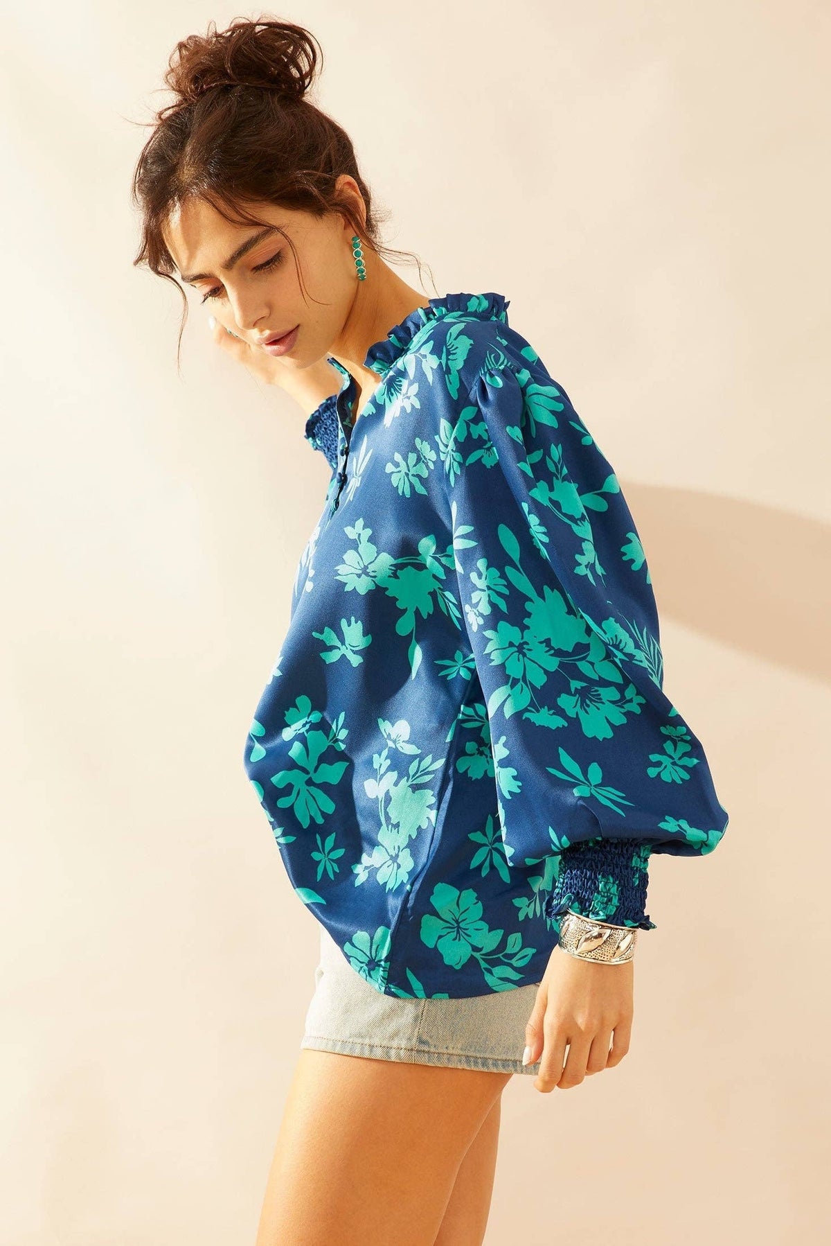 Thea Rae Blue Top