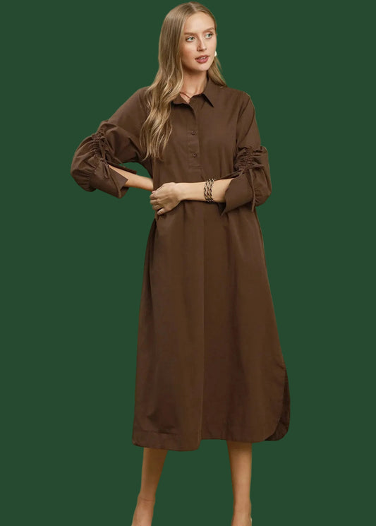 Espresso Midi Dress