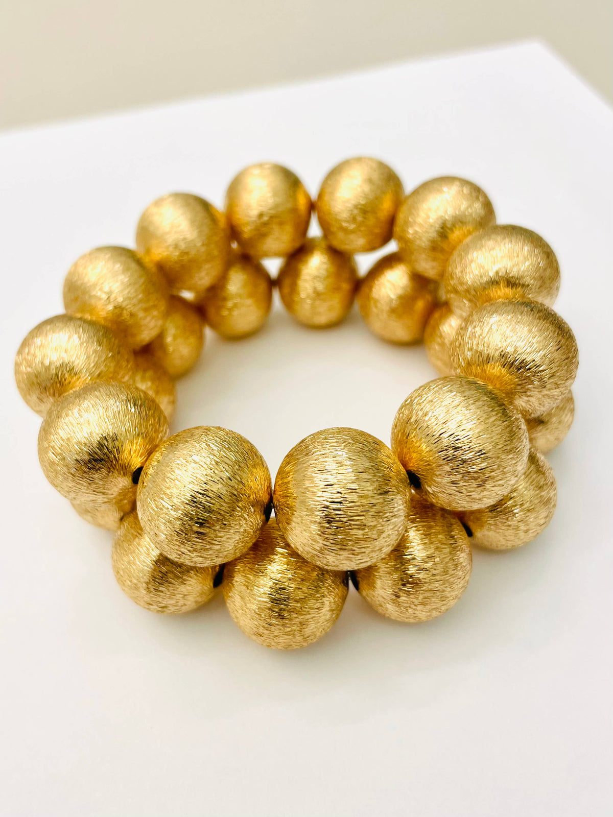 Gold Big Ball Bracelet