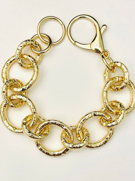 Gold Stacking Link Bracelet