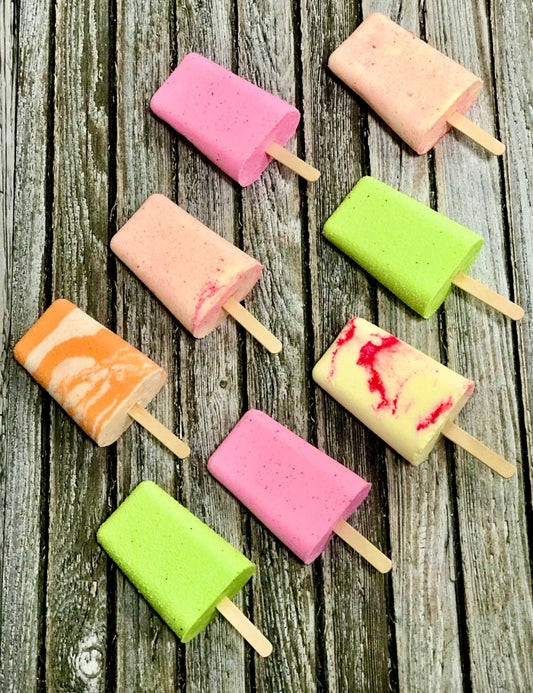 Popsicle Bath Bombs 4oz: Strawberry Guava
