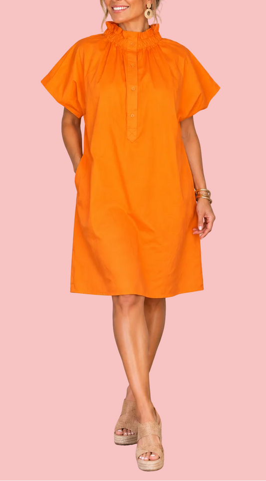 Orange Emma Dress