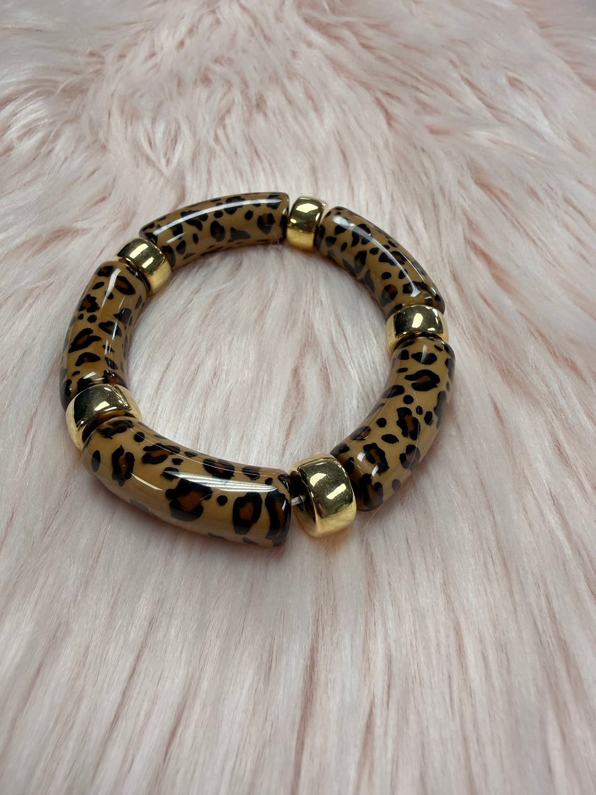 Leopard Stretch Bracelet