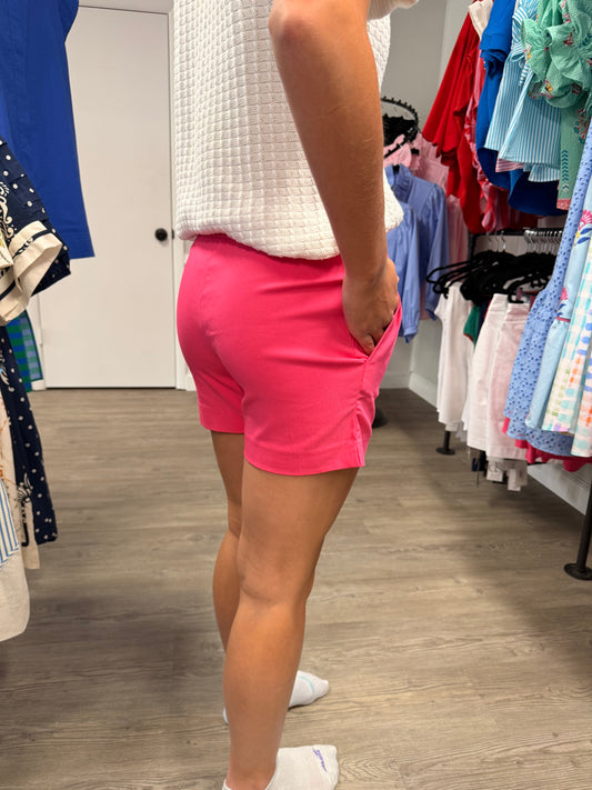 Malibu Pink Pull On Shorts