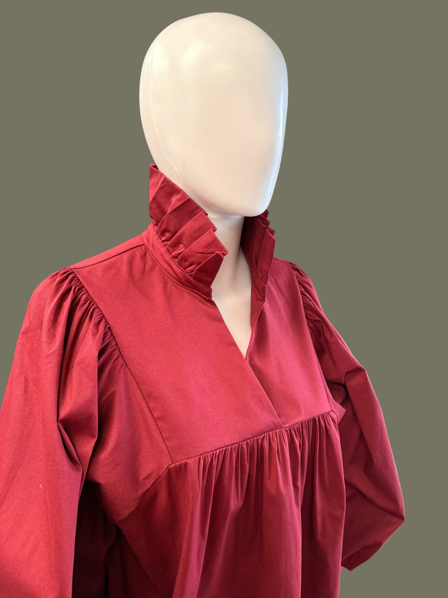 Burgundy Morgan Top
