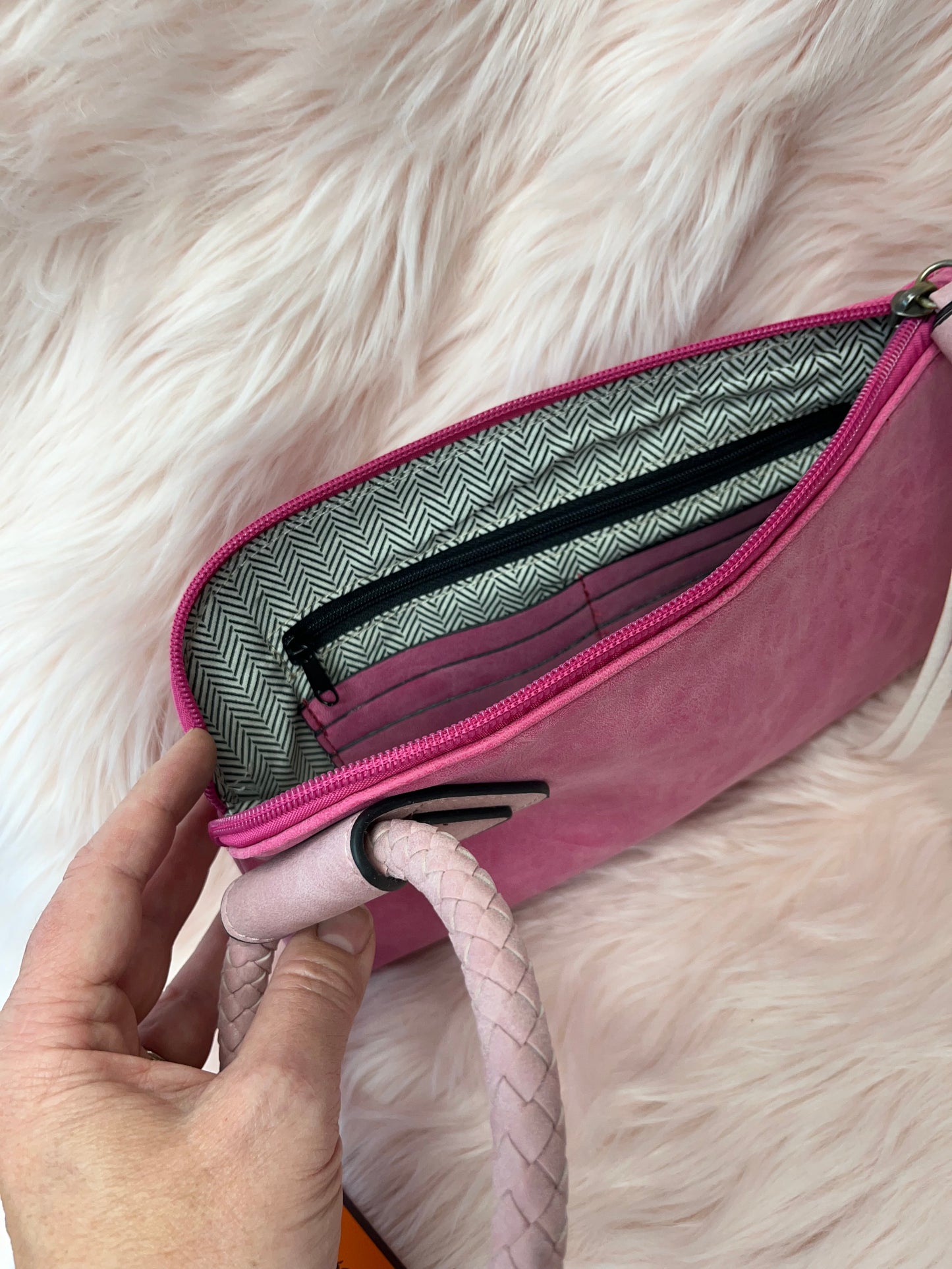 Hot Pink Blush Clutch