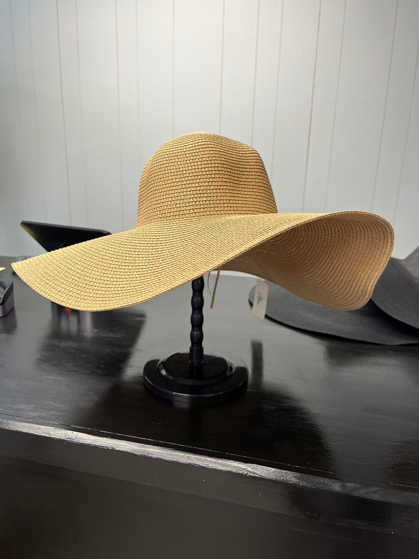 Tan Wide Rim Beach Hat