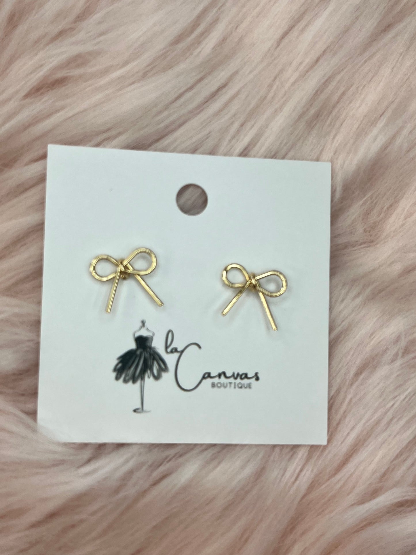 Tiny Gold Bows