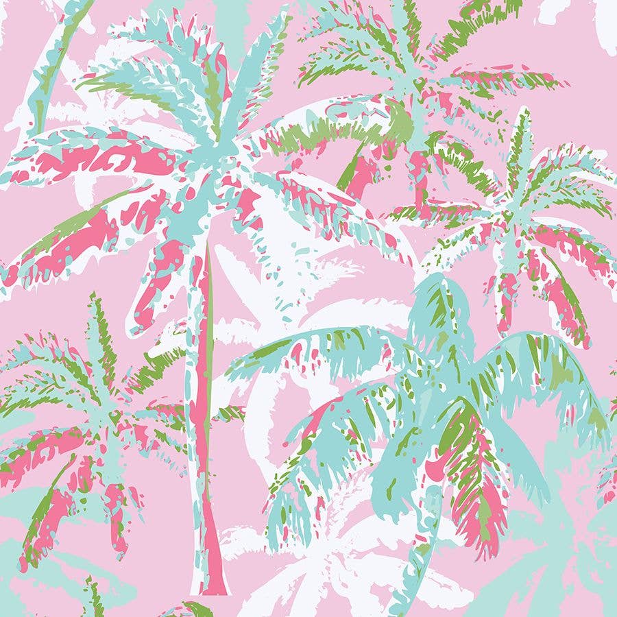 Peyton Palm Tree Printed Dress