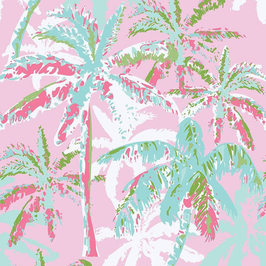 Peyton Palm Tree Printed Dress