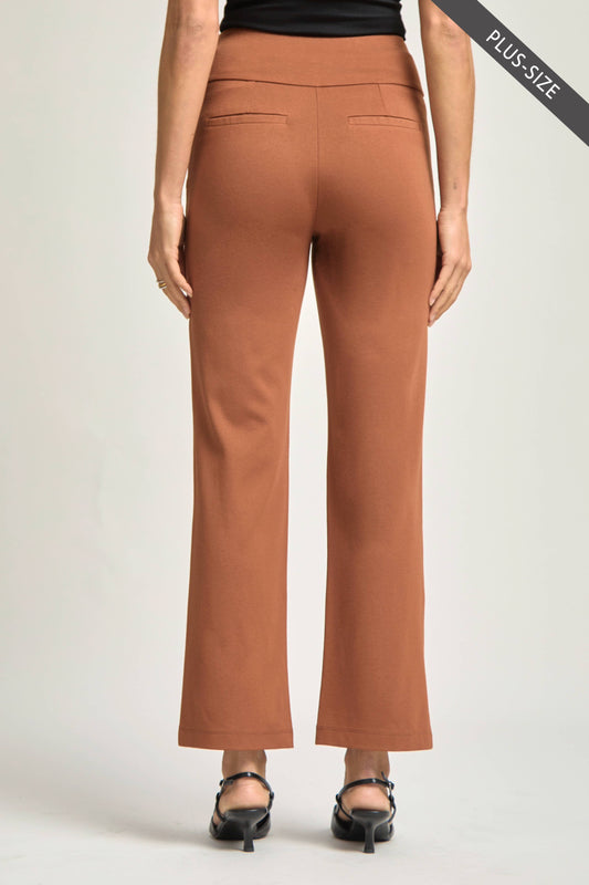 Rust Magic High Slim Straight Pants