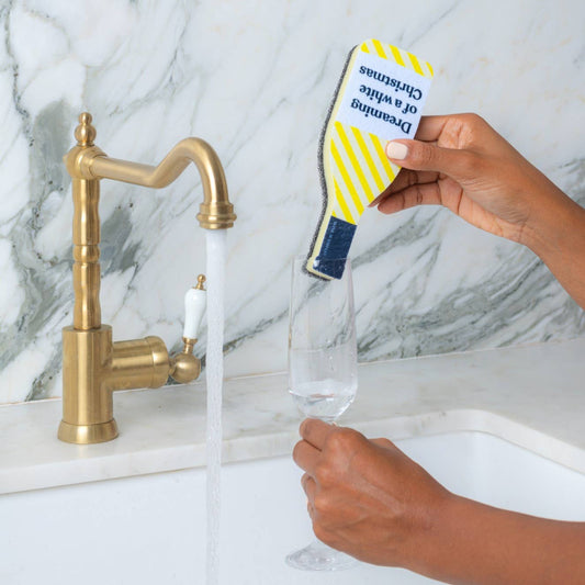 Holiday Scrubbly™ Sponge - White Christmas