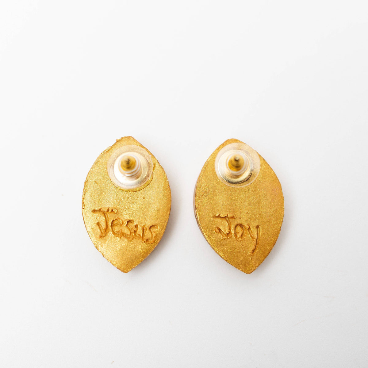 Football Stud Earrings