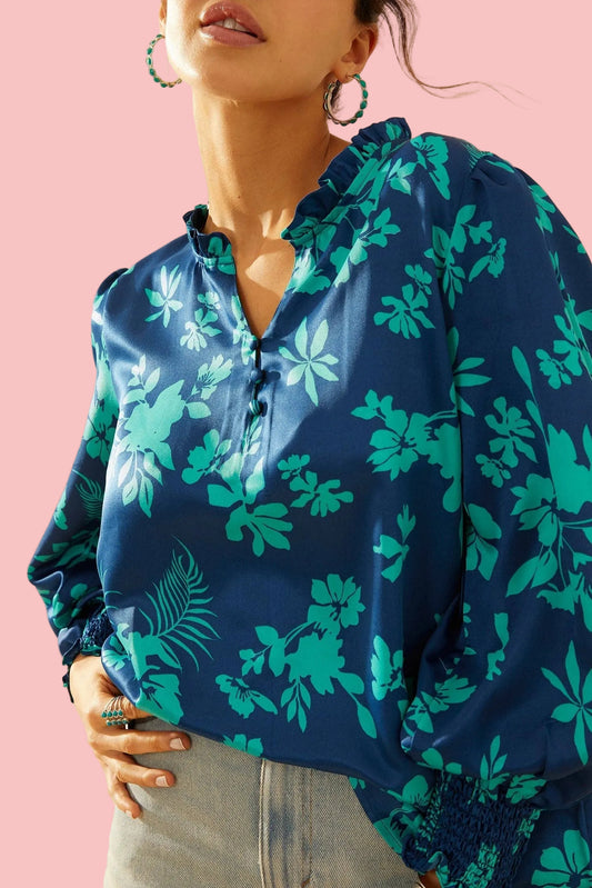 Thea Rae Blue Top