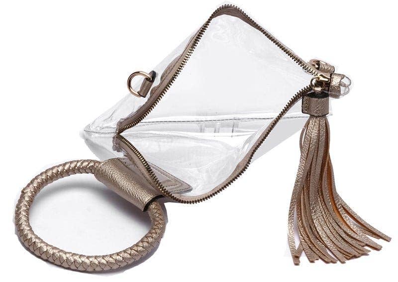 Champagne Clear Crossbody