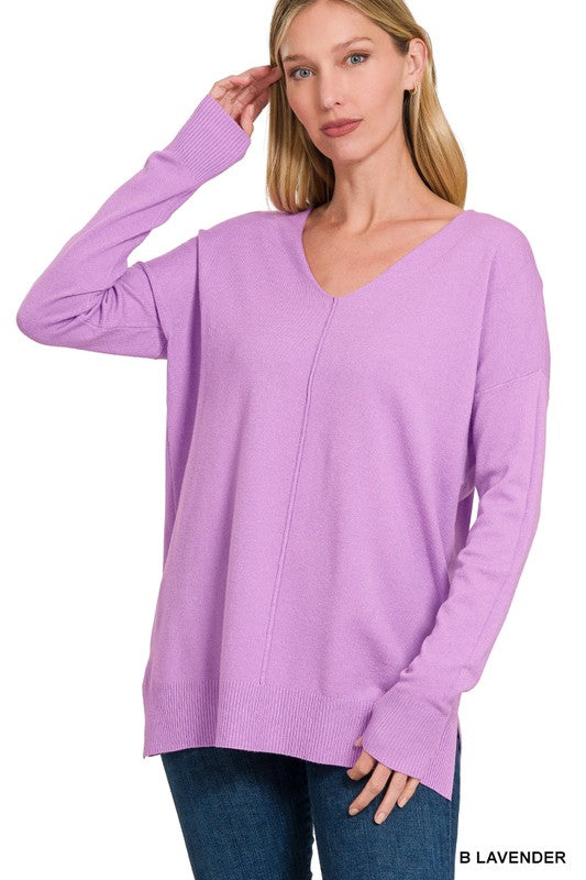 Lavender Viscose Sweater