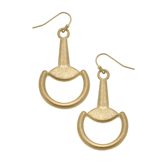Juniper Horsebit Drop Earrings