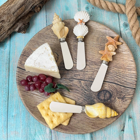 Shells Polyresin Cheese Spreader