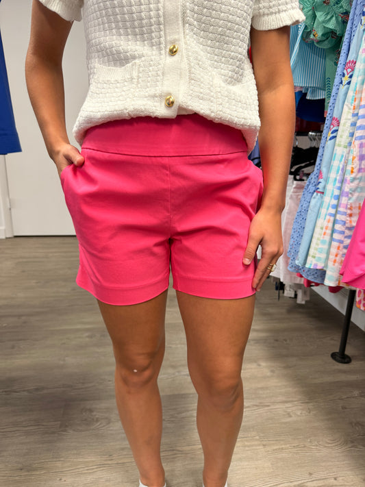 Malibu Pink Pull On Shorts
