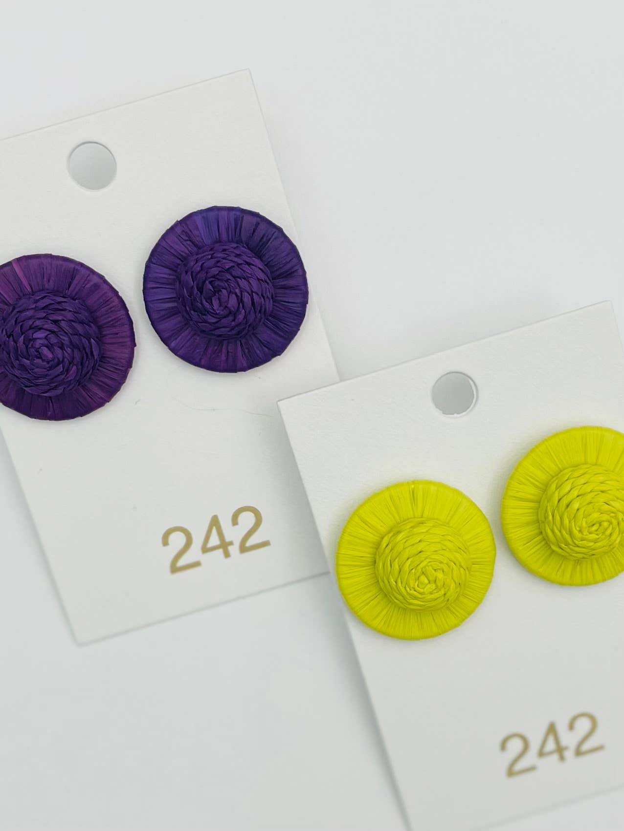 The Zadie Stud (purple)