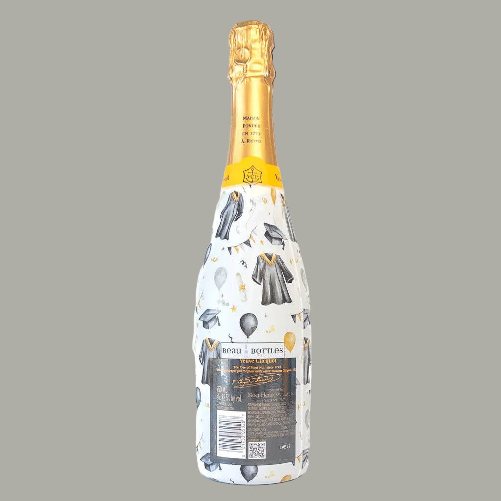 Beau Bottles Black and Gold Graduation - Champagne Collection