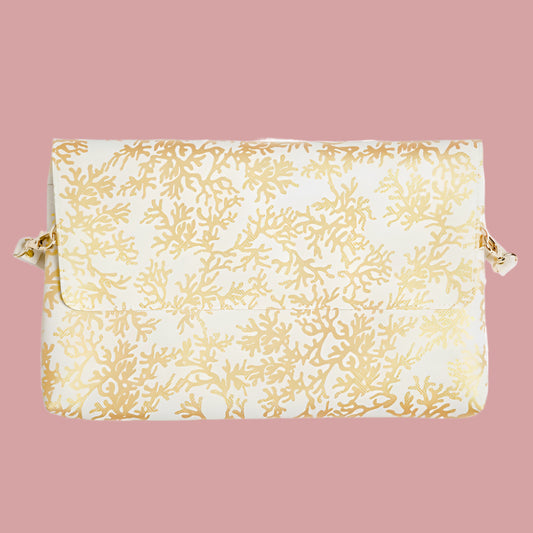 Gold Coral Reef Catherine Clutch