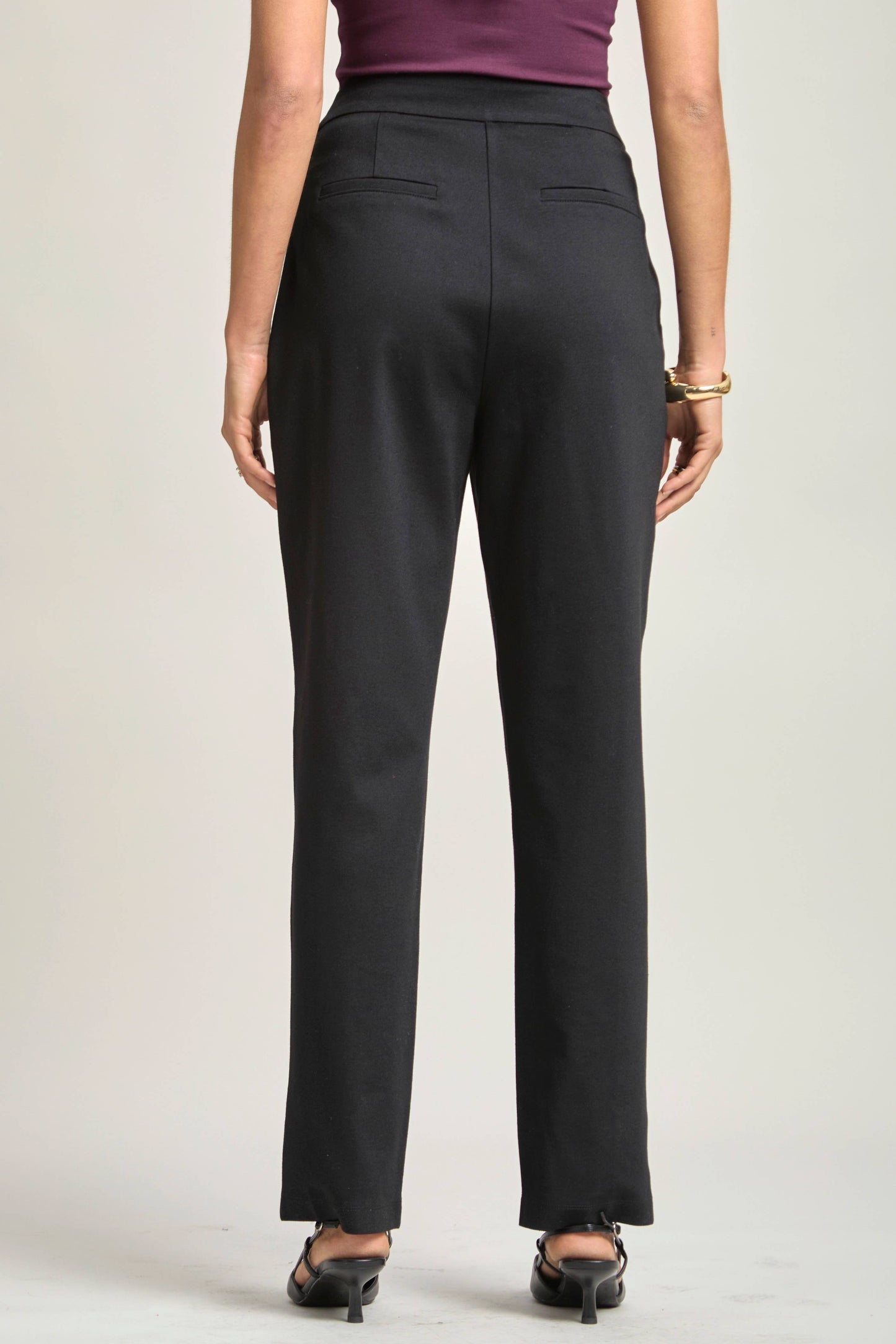 Black Magic High-Rise Barrel Pants