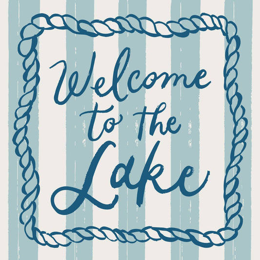 Lake Funny Cocktail Napkins | Welcome Lake