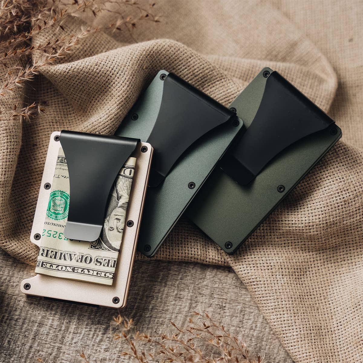 Gray Metal Wallet