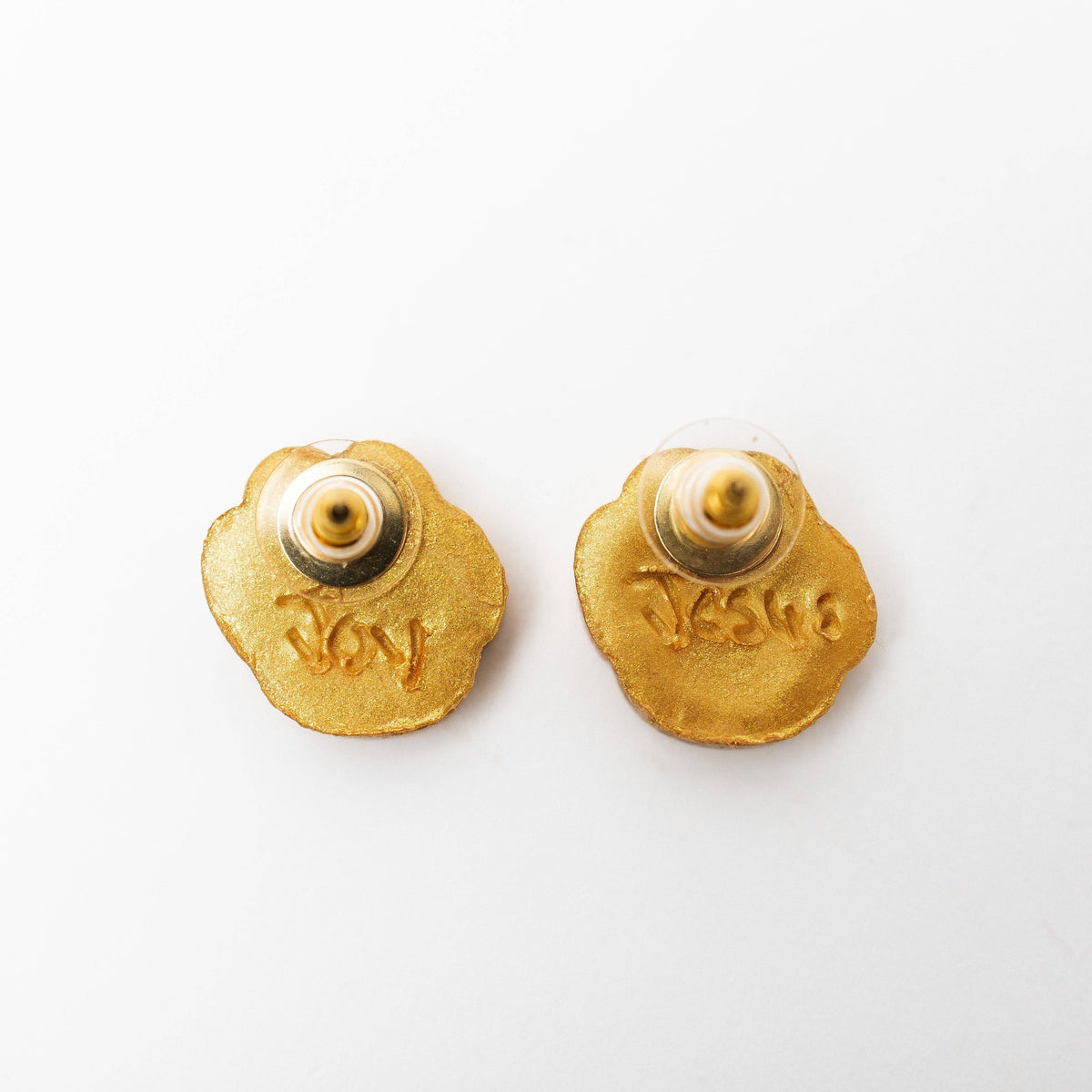 Tiny Paw Stud Earrings