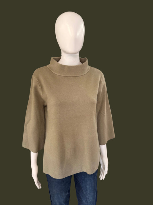 Dusty Olive 3/4 Sleeve Sweater