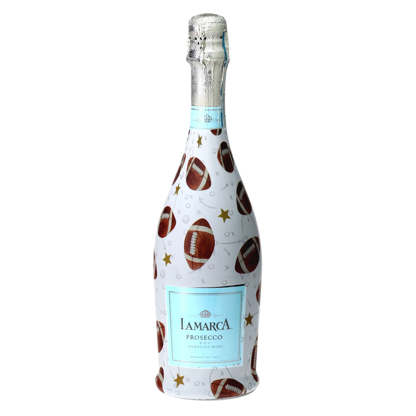 Football Prosecco Bottle Wrap