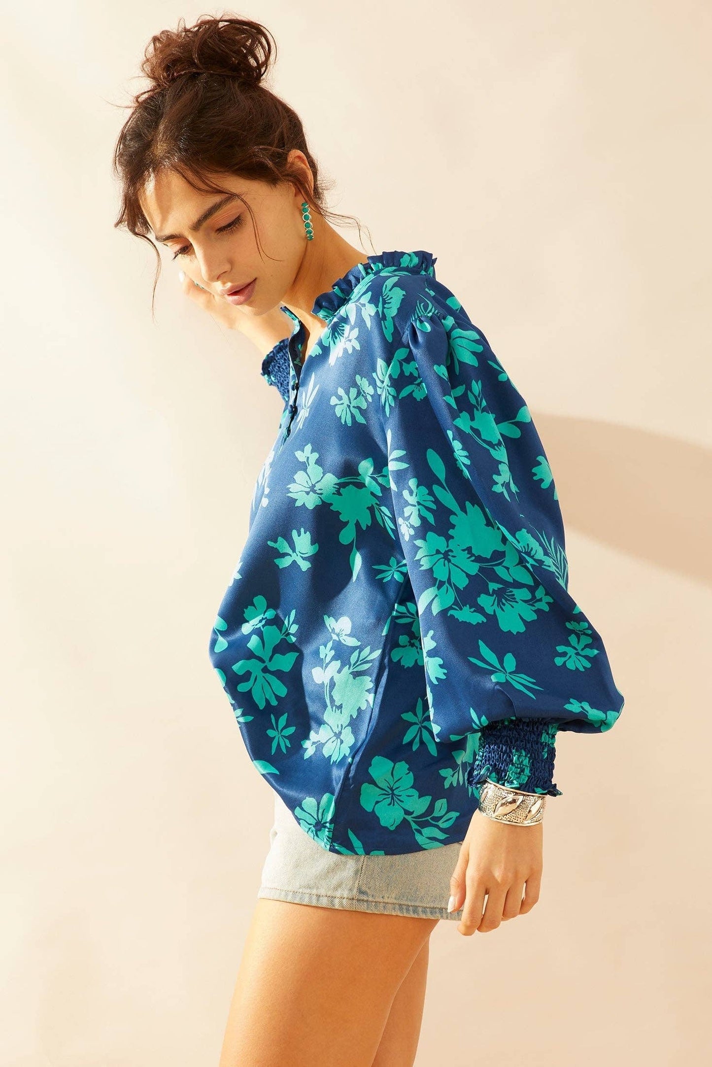 Thea Rae Blue Top