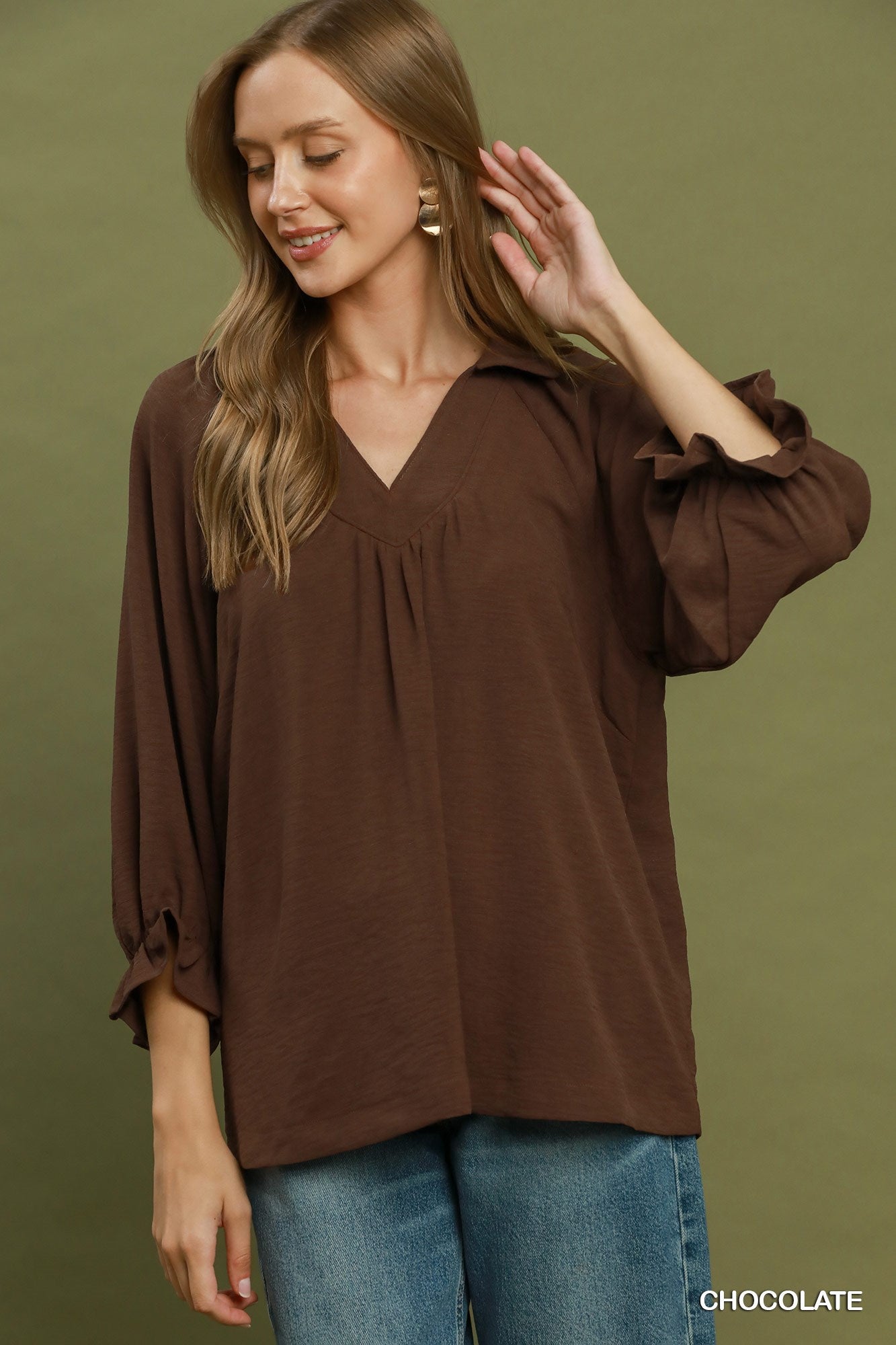 Cappuccino Striped Blouse