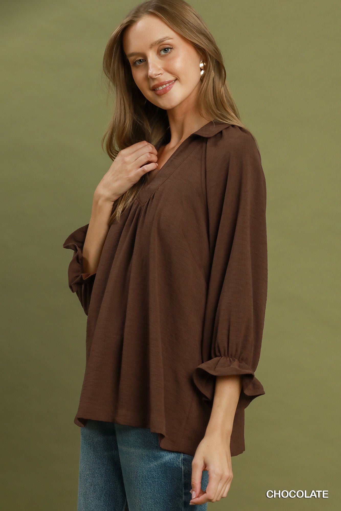 Cappuccino Striped Blouse